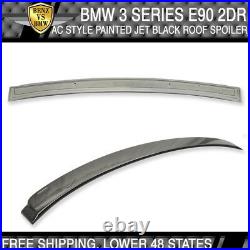07-13 BMW 3 Series E92 2Dr AC Style #668 Jet Black Painted Roof Spoiler