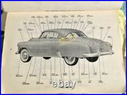 1950 1951 1952 Chevy Bel Air Hardtop NEW Rear Window Reveal Molding Clip Set