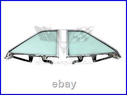 1963-1964 Chevy Convertible Rear Quarter Window Glass Channel SHOW PAIR
