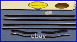 1964 1965 Ford Mustang Coupe & Convert Door Window Felt Fuzzies Rubber Seal Kit