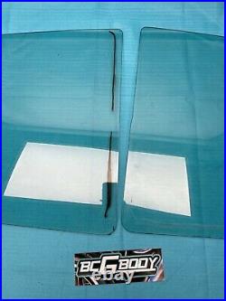 1978 1980 Chevrolet Monte Carlo Quarter Window Glass Pair LH RH OEM GM