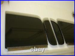 1981-87 Chevy & GMC Truck 73-91 Suburban Door Glass FACTORY DARK TINT 4PCS SET