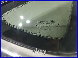 2015-2017 Chrysler 200 Rear Right Quarter Window Glass Chrome OEM