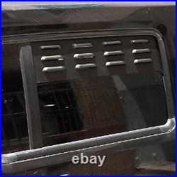 2Black Alloy Rear Window Ventilator Louvre Trim Exterior For Hummer H3 2003-09