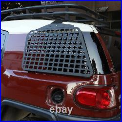 2X Exterior Rear Window Glass Armor Protector Cover For Toyota FJ Cruiser 07-21