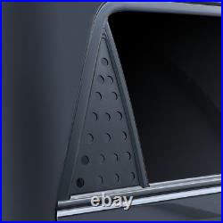 4x C-pillar & Rear Window Glass Aluminum Plate Molding Trim for 4Runner 2010+
