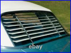 62 63 64 Chevy Impala Rear Back Window Glass Sanco Style Blinds Shades Set New
