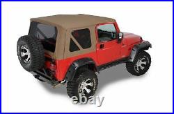 97-06 Jeep Wrangler TJ Replacement Spice Tan Soft Top & Tinted Windows Kit