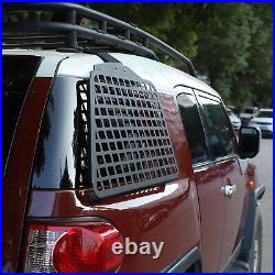 Aluminum Rear Window Glass Armor Protector Cover for Toyot-a FJ Cruiser 2007-21