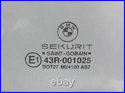 BMW E31 8-Series Right Rear Window Glass Factory w Gasket 1991-1997 USED OEM