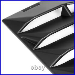 Black Rear Window Louver Sun Shade Cover Vent for 03-08 Nissan 350z Fairlady Z