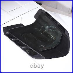 Dry Carbon Car Rear Window Glass Side Panel Trim Cover For Corvette C8 2020-2023