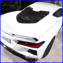 Dry Carbon Car Rear Window Glass Side Panel Trim Cover For Corvette C8 2020-2023