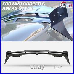 Fiber Glass DUAG Style Rear Roof Window Spoiler For 07-13 Mini Cooper S R56 FRP