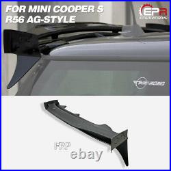 Fiber Glass DUAG Style Rear Roof Window Spoiler For 07-13 Mini Cooper S R56 FRP