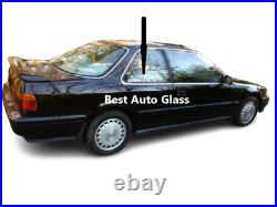 Fit 1990-1993 Honda Accord 2D Coupe Passenger Side Right Quarter Window Glass