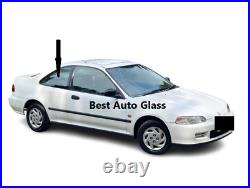 Fit 1993-1995 Honda Civic 2D Coupe Passenger Side Right Quarter Window Glass