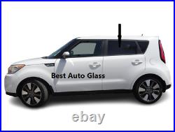 Fit 2014-2019 4D Hatchback Kia Soul Driver Side Left Rear Door Window Glass/Dark