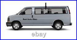 Fits 03-22 Chevy Express Driver Left Rear Hinged Door Window Glass movable/Clear