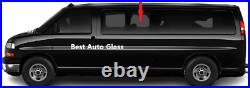 Fits 03-22 Chevy Express Driver Left Rear Hinged Door Window Glass movable/Clear
