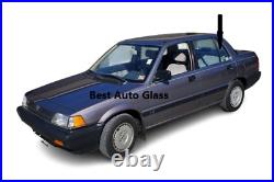 Fits 1984-1987 Honda Civic 4D Sedan Driver Side Rear Left Quarter Window Glass