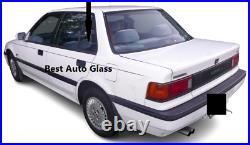 Fits 1984-1987 Honda Civic 4D Sedan Driver Side Rear Left Quarter Window Glass