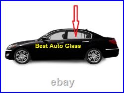 Fits 2009-2014 Hyundai Genesis 4Door Sedan Driver Rear Left Door Window Glass