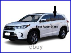 Fits 2014 2019 Toyota Highlander 4D Utility Driver Rear Left Door Window Glass