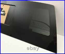 Fits 2017-2021 Ford F250 F350 F450 F550 Power Slider Back Window Glass OE WithLogo
