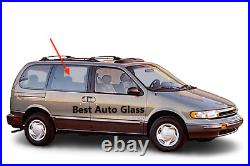 Fits 93-98 Mercury Villager, 93-97 Nissan Quest Passenger Rear Right Door Glass