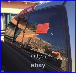 Fits 99-06 Chevy Silverado Pickup Sliding Back Window Glass Manual Rear Slider