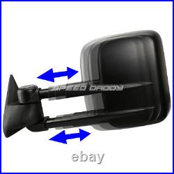 For 03-06 Gm Silverado/sierra Gmt800 Power+heated Rear View Towing Mirror Pair