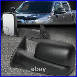 For 05-15 Toyota Tacoma Powered+heated Rear Side View Trailer Towing Mirror Pair