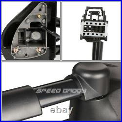 For 07-14 Gm Silverado/sierra Gmt900 Power+heated Rear View Towing Mirror Pair