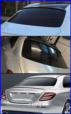 For 17-23 Mercedes Benz W213 E-class E300 E43 Amg Vip Carbon Fiber Roof Spoiler