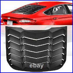 For 2013-2020 Ford Fusion Rear Window Louvers Cover Scoops Sun Shade Matte ABS