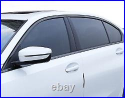 For 2019 2020 BMW 3 Series G20 10PCS Black Car Window Trim Strip Cover Sticker