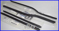 Ford Super Duty Crew Cab Door Window Outer BELT MOLDING 4 Piece Kit new OEM