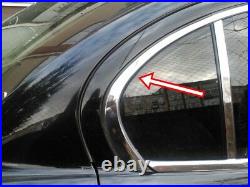 Jaguar X Type Driver / Offside Chrome Rear Quarter Window Trim S. Steel