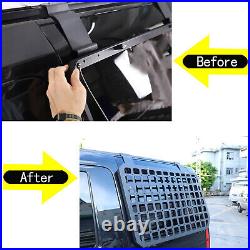 L&R Rear Window Glass Armor Protector Cover For Land Rover Discovery 4 04-16 2PC