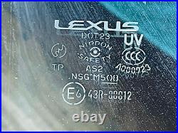 Lexus LS430 Rear Door Window Glass Tempered Passenger's Side 2001-2006 OEM