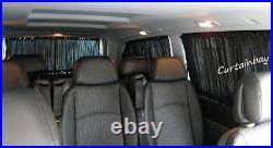 Mercedes Vito 638 V Class rear curtains complete set blinds campervan grey