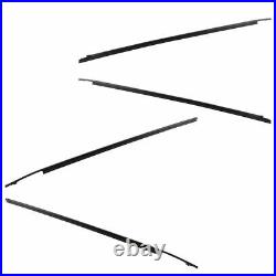 OEM Belt Weatherstrip Sweep Front Rear Outer Kit Set of 4 for Tundra CrewMax New