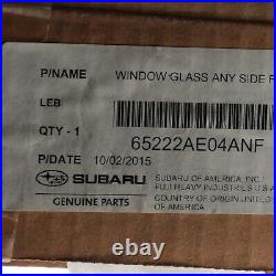 OEM Legacy Outback Rear Passenger Side Quarter Panel Window Glass 65222AE04ANF
