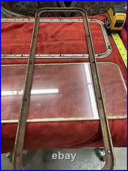ORIGINAL 1932 1936 Ford Roadster Cabriolet Rear Window Frame and glass hot rod