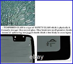 Rear Back Window Glass Heated Tinted Gray Hardtop For 1997-2002 Jeep Wrangler
