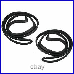 Rear Door Weatherstrips Rubber Seal for Buick Chevy Oldsmobile Pontiac