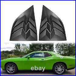 Rear+Side Window Louver For Dodge Challenger Windshield Sun Shade Cover 2008-22