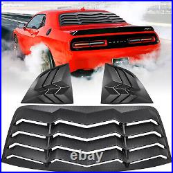 Rear+Side Window Louver for Dodge Challenger 08-22 Windshield Sun Shade Cover