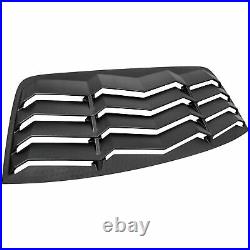 Rear+Side Window Louver for Dodge Challenger 08-22 Windshield Sun Shade Cover